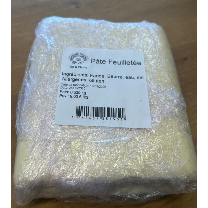Pâte feuilletée (500g)
